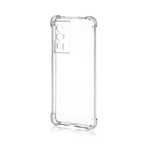 Чехол Brosco для POCO F5 Pro, прозрачный